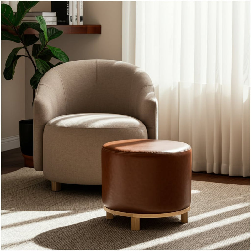18x18-faux-leather-ottoman-with-wood-base-brown-10