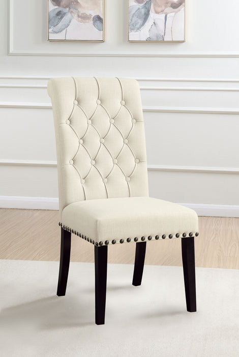 Alana Tufted Back Upholstered Side Chairs Beige (Set of 2)