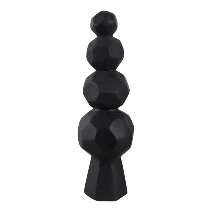 19x6-faceted-rocks-paper-mache-sculpture-black-1