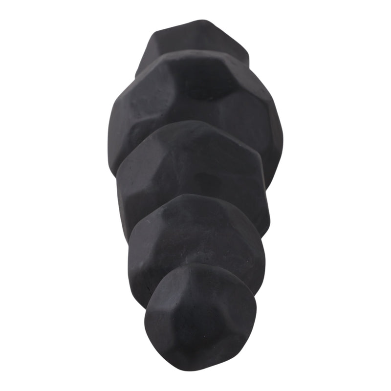 19x6-faceted-rocks-paper-mache-sculpture-black-6