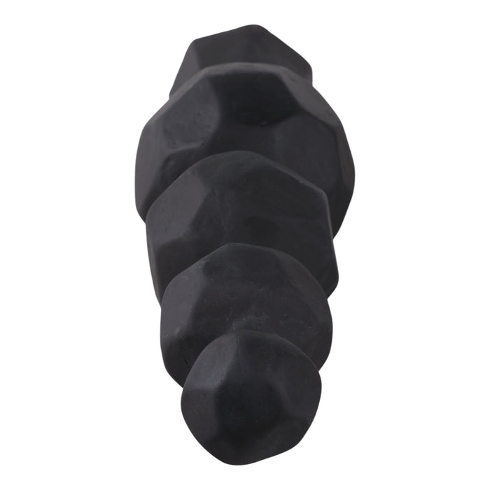 19x6-faceted-rocks-paper-mache-sculpture-black-6