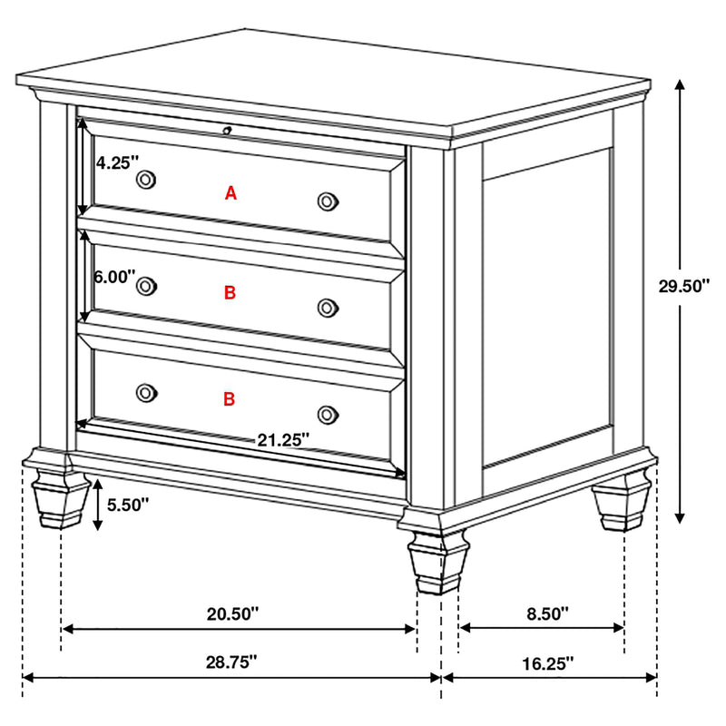 Sandy Beach Bedroom Set - Furniture City (CA)l