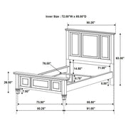 Sandy Beach Panel Bed - Furniture City (CA)l