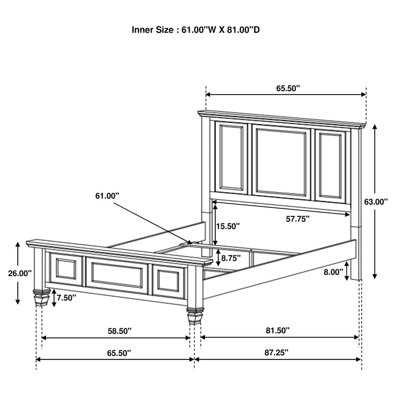 Sandy Beach Bedroom Set - Furniture City (CA)l