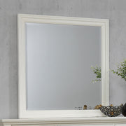 Sandy Beach Rectangular Dresser Mirror Cream White - Furniture City (CA)l