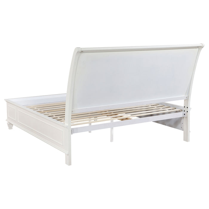 Sandy Beach Bedroom Set with High Headboard
