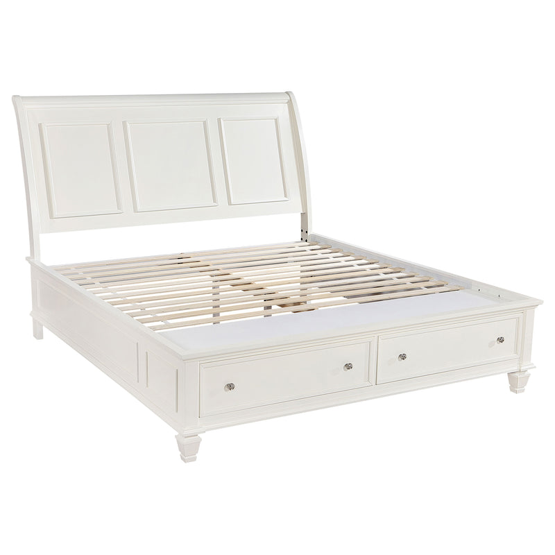 Sandy Beach Panel Platform Storage Bed - Furniture City (CA)l