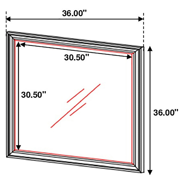 Sandy Beach Bedroom Set with High Headboard
