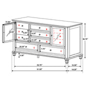 Sandy Beach Bedroom Set - Furniture City (CA)l