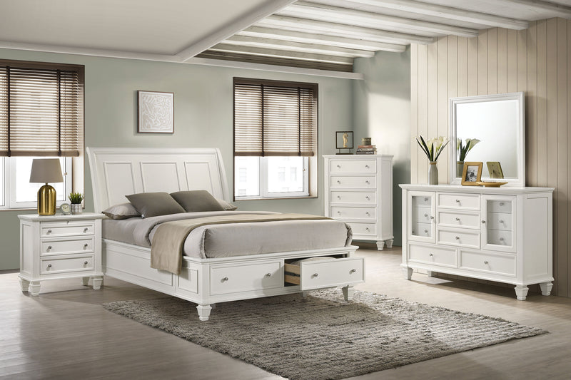 Sandy Beach Panel Platform Storage Bed - Furniture City (CA)l