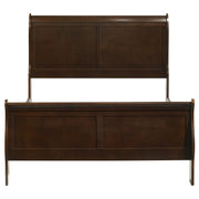 Louis Philippe Sleigh Panel Bed - Furniture City (CA)l