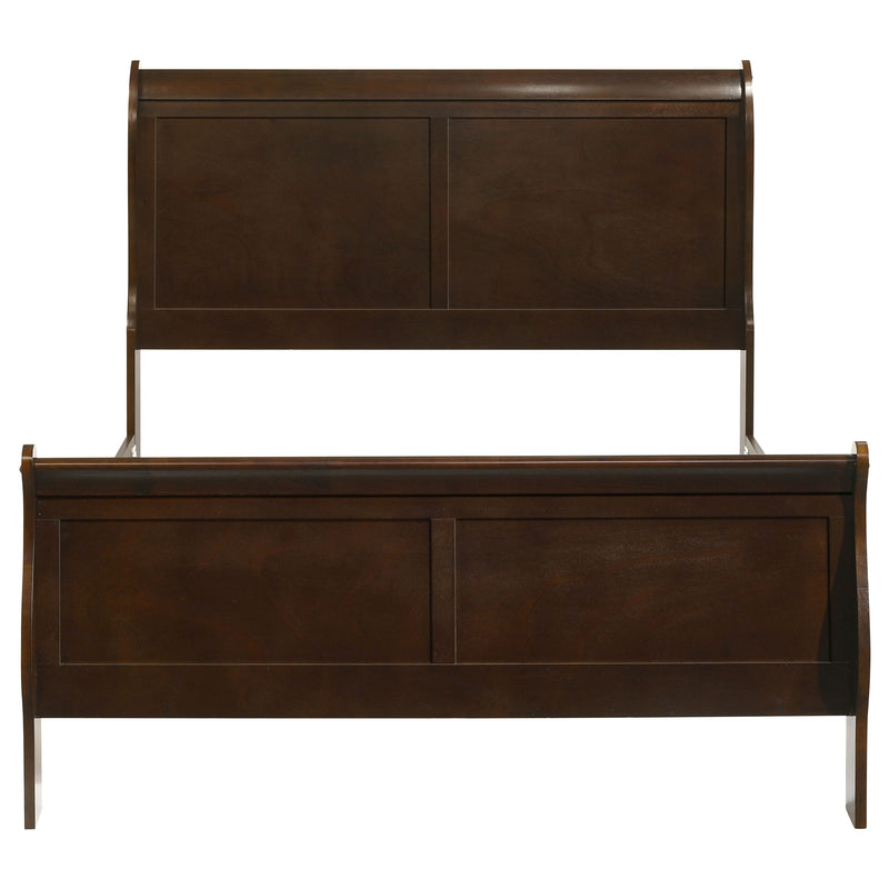 Louis Philippe Sleigh Panel Bed - Furniture City (CA)l