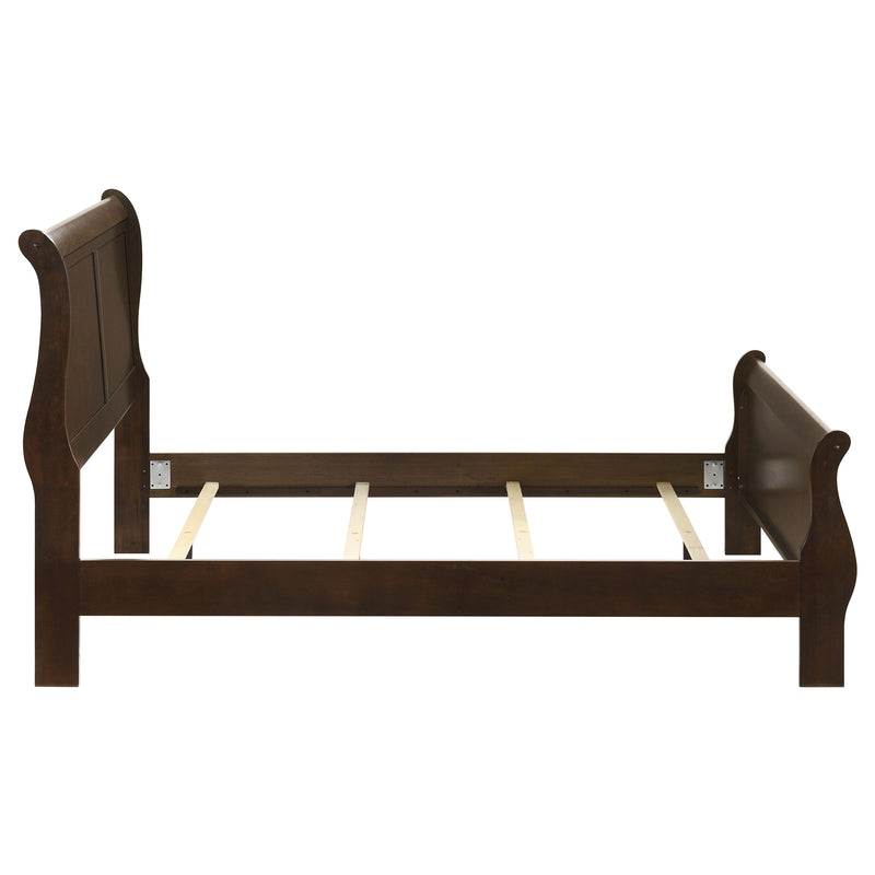 Louis Philippe Sleigh Panel Bed - Furniture City (CA)l