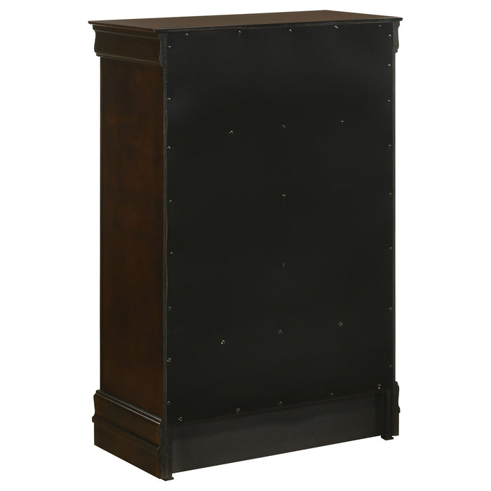 Louis Philippe Panel Bedroom Set with High Headboard