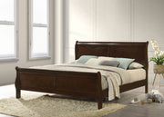 Louis Philippe Sleigh Panel Bed - Furniture City (CA)l