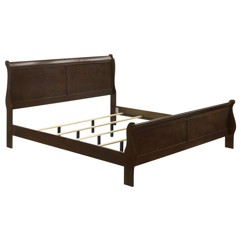 Louis Philippe Sleigh Panel Bed - Furniture City (CA)l