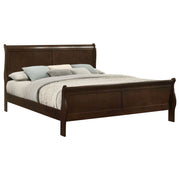 Louis Philippe Sleigh Panel Bed - Furniture City (CA)l
