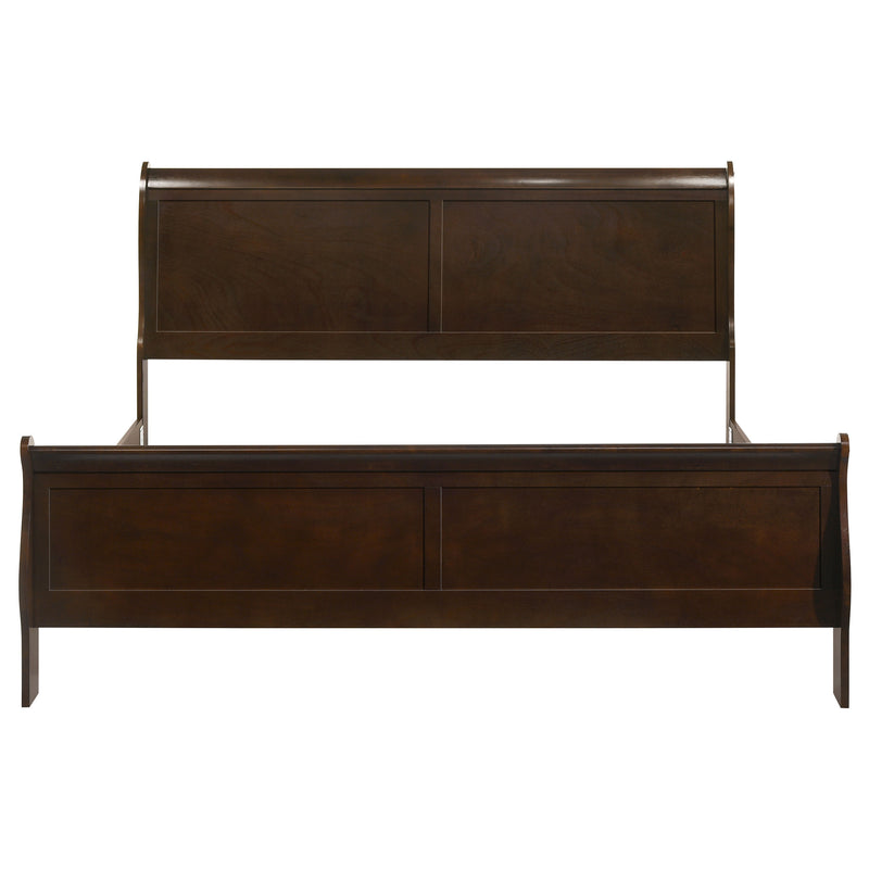 Louis Philippe Sleigh Panel Bed - Furniture City (CA)l