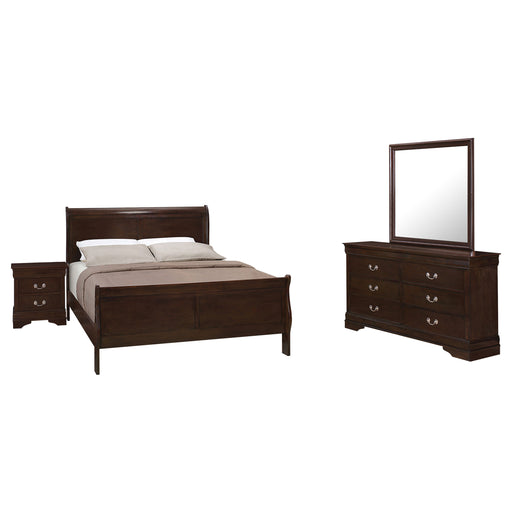 Louis Philippe Bedroom Set - Furniture City (CA)l