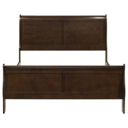 Louis Philippe Sleigh Panel Bed - Furniture City (CA)l