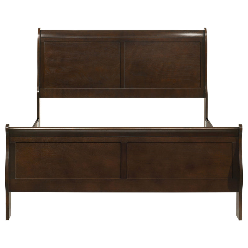Louis Philippe Sleigh Panel Bed - Furniture City (CA)l