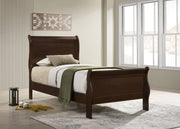 Louis Philippe Sleigh Panel Bed - Furniture City (CA)l
