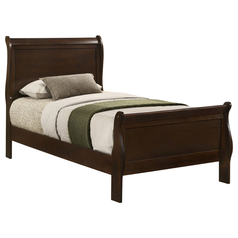 Louis Philippe Sleigh Panel Bed - Furniture City (CA)l
