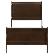 Louis Philippe Sleigh Panel Bed - Furniture City (CA)l