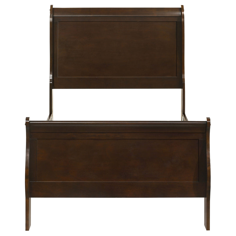 Louis Philippe Sleigh Panel Bed - Furniture City (CA)l