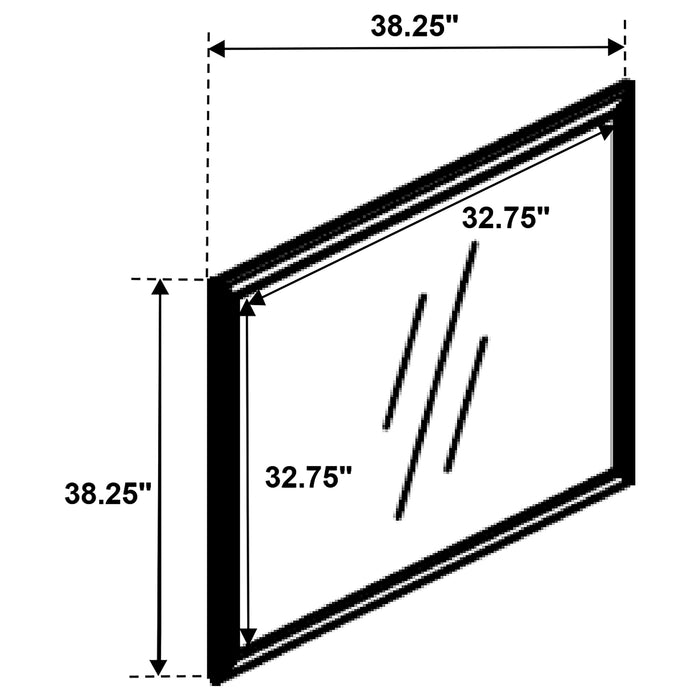 Louis Philippe Panel Bedroom Set with High Headboard