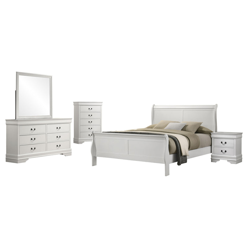 Louis Philippe Bedroom Set - Furniture City (CA)l