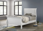 Louis Philippe Sleigh Panel Bed - Furniture City (CA)l