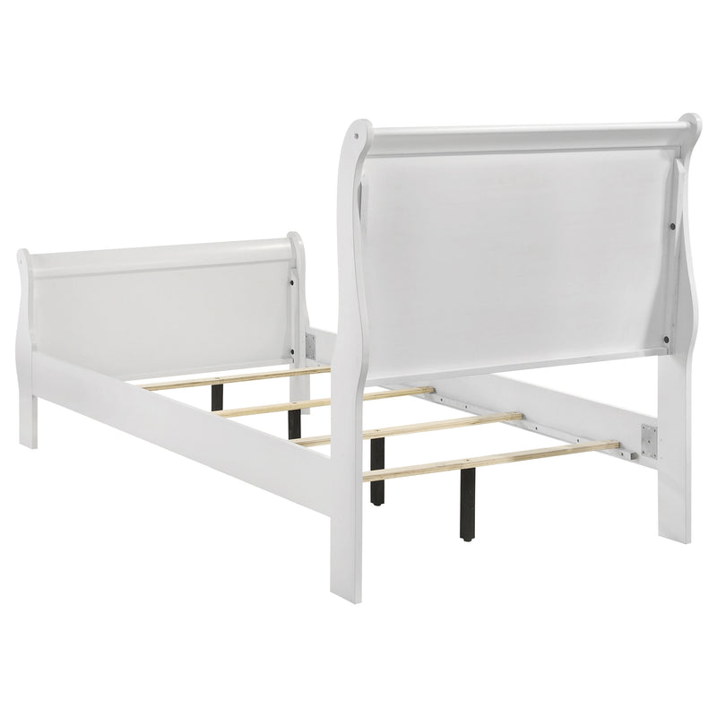 Louis Philippe Sleigh Panel Bed - Furniture City (CA)l
