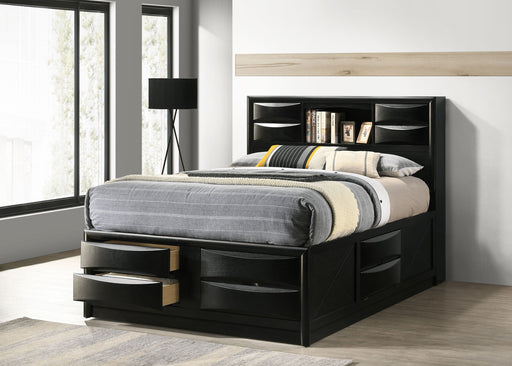 Briana Bookcase Platform Storage Bed - Furniture City (CA)l