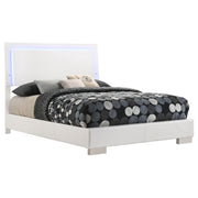 Felicity Panel Bed with LED Lighting - Furniture City (CA)l