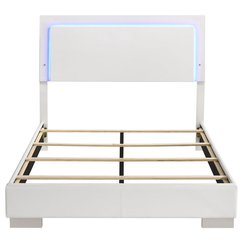 Felicity Panel Bed with LED Lighting - Furniture City (CA)l