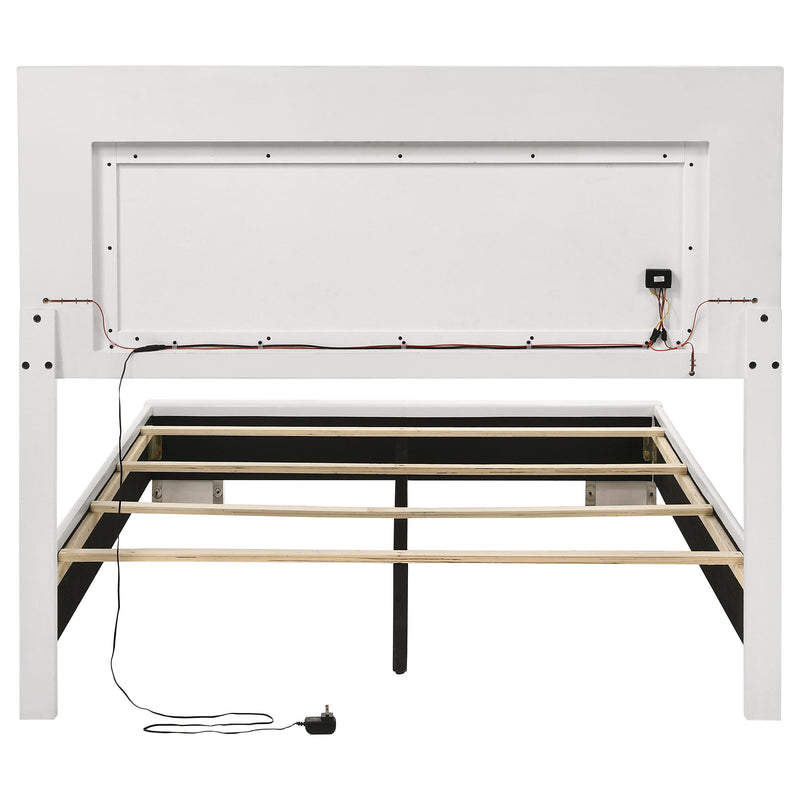 Felicity Panel Bed with LED Lighting - Furniture City (CA)l