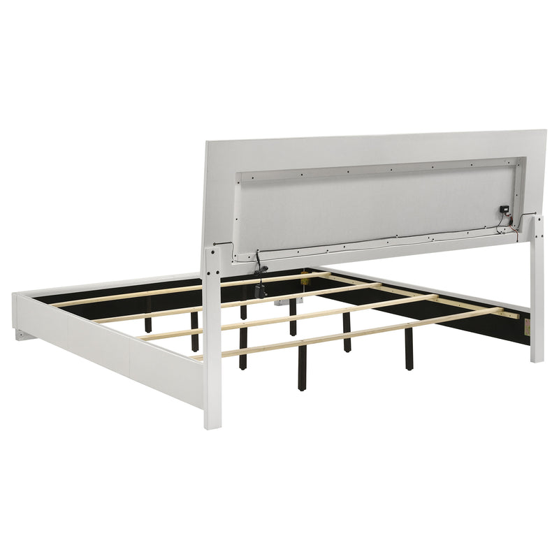 Felicity Panel Bed with LED Lighting - Furniture City (CA)l