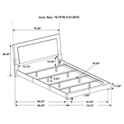 Felicity Panel Bed with LED Lighting - Furniture City (CA)l