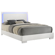 Felicity Panel Bed with LED Lighting - Furniture City (CA)l