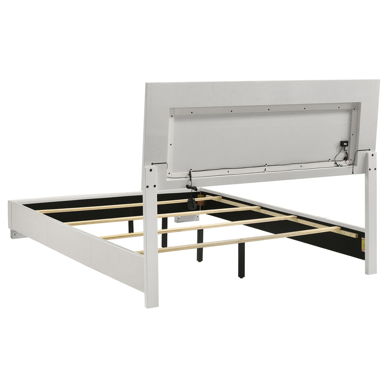 Felicity Panel Bed with LED Lighting - Furniture City (CA)l