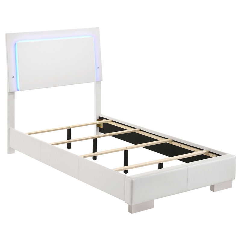 Felicity Panel Bed with LED Lighting - Furniture City (CA)l