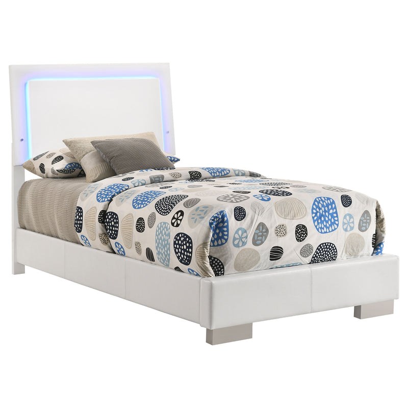 Felicity Panel Bed with LED Lighting - Furniture City (CA)l