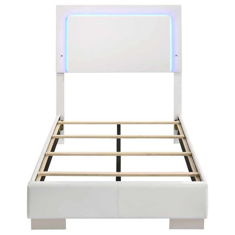 Felicity Panel Bed with LED Lighting - Furniture City (CA)l