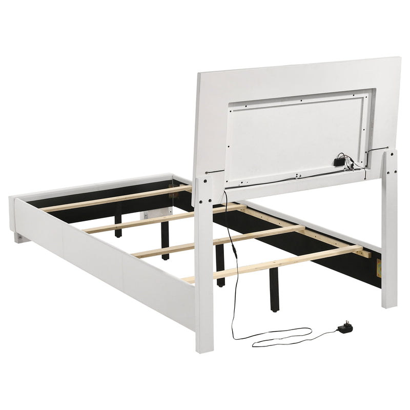 Felicity Panel Bed with LED Lighting - Furniture City (CA)l