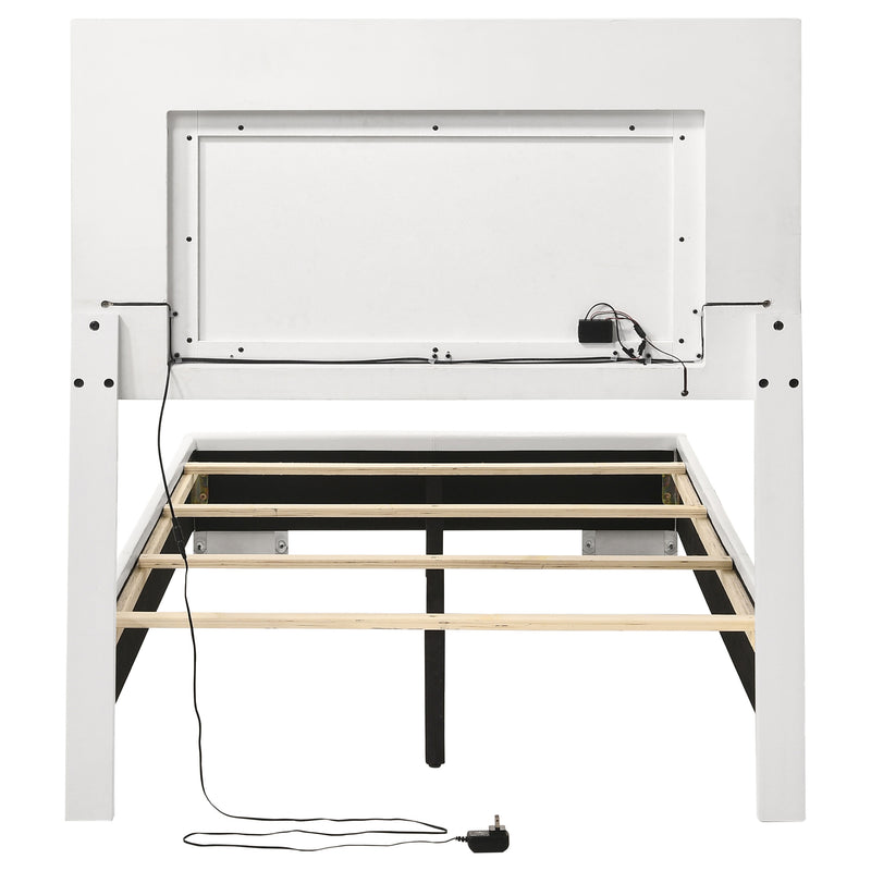 Felicity Panel Bed with LED Lighting - Furniture City (CA)l