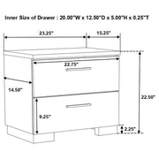 Felicity Nightstand - Furniture City (CA)l