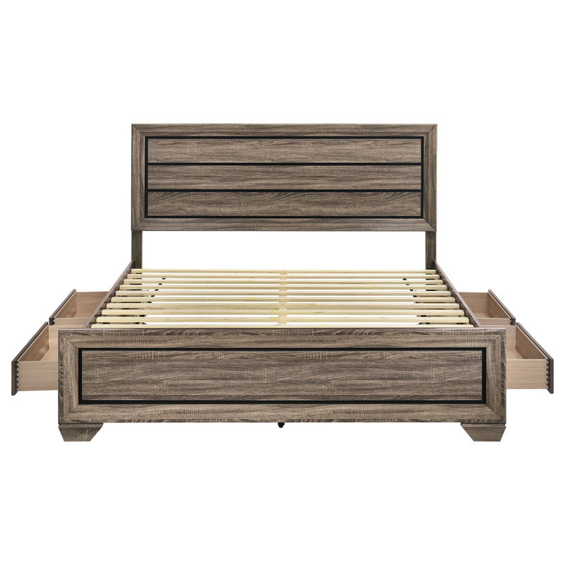 Kauffman Panel Platform Storage Bed