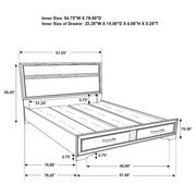 Miranda Panel Platform Storage Bed - Furniture City (CA)l