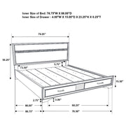 Miranda Panel Platform Storage Bed - Furniture City (CA)l